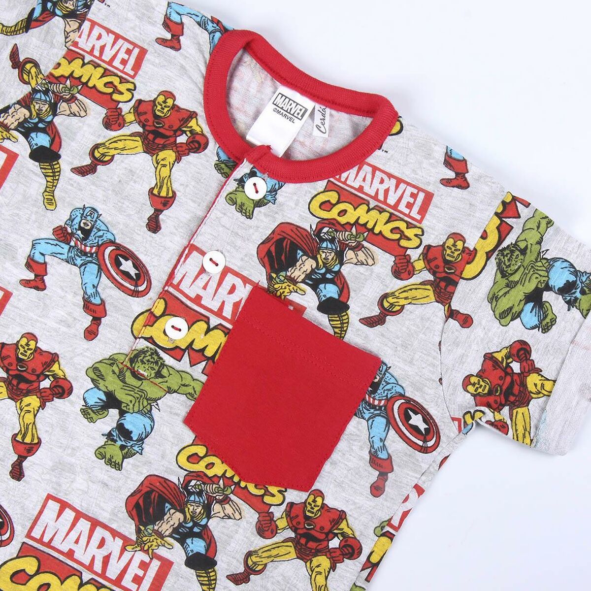 Komplet oblačil Marvel Rdeča